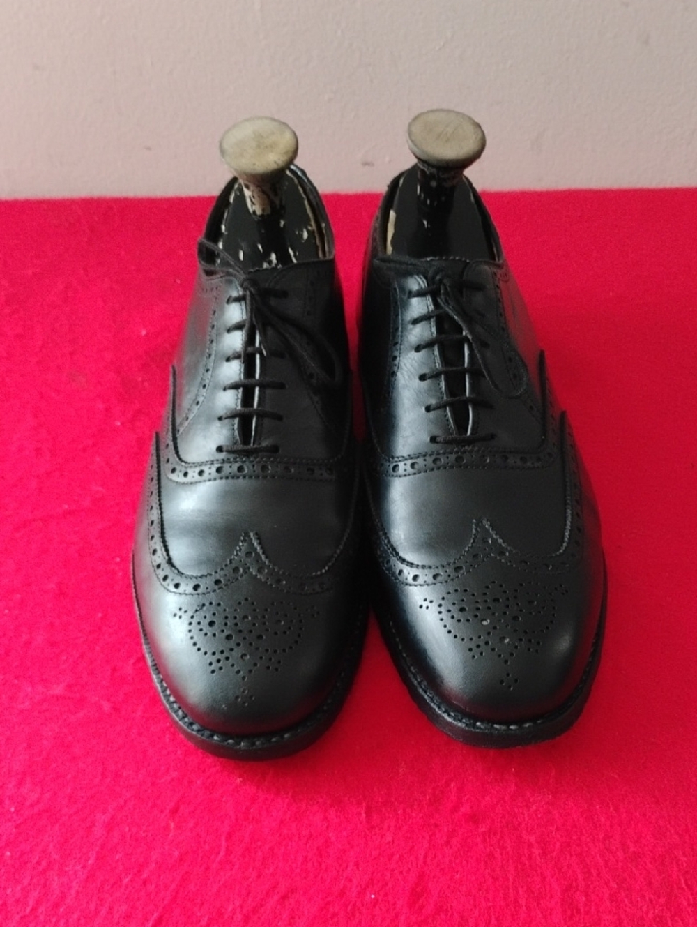 Alden Black Wingtip Brogue Oxfords
